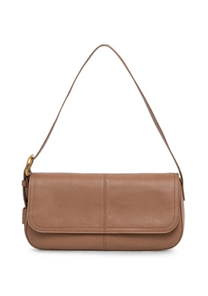 TWINSET buckle-detail pebbled shoulder bag - Brown