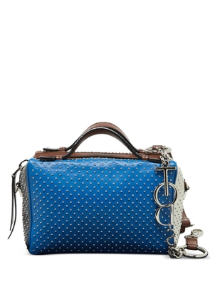 Tod's Vintage gommino studded shoulder bag - Blue