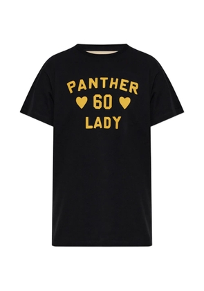 Valentino Garavani slogan-print heart-motif T-shirt - Black