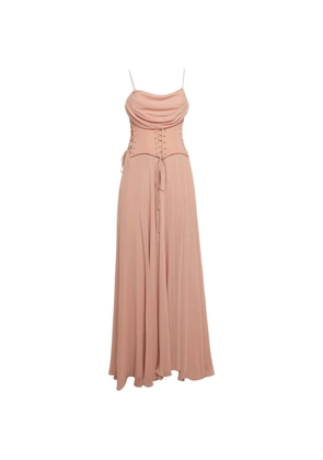 424 corset maxi dress - Pink