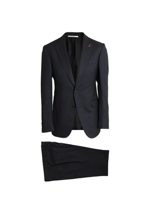 Pal Zileri logo-plaque single-breasted suit - Blue