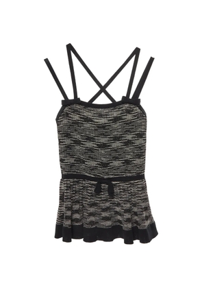 Missoni Pre-Owned bow-detail strappy top - Black
