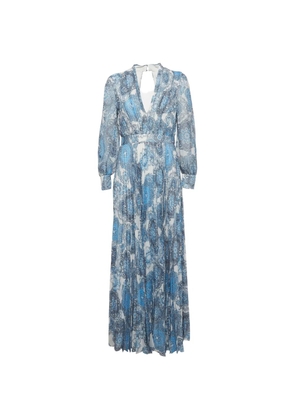 alice + olivia Cheney cut-out maxi dress - Blue