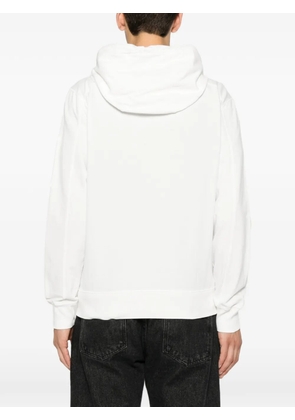 C.P. Company Lens-detail zip-up hoodie - White