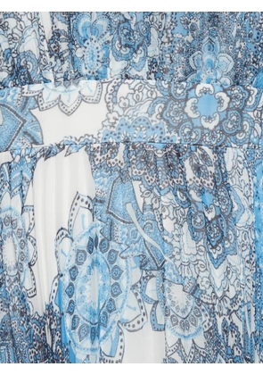 alice + olivia Cheney cut-out maxi dress - Blue