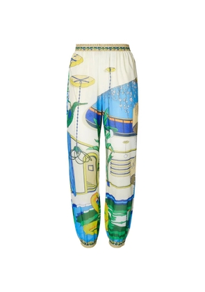 Tory Burch printed Lounge pants - Blue