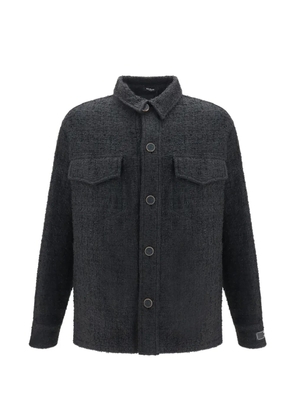 Balmain flap-pocket shirt jacket - Grey