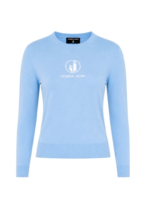 Iceberg logo-print sweater - Blue