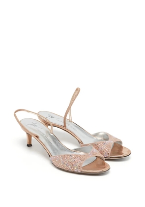 Giuseppe Zanotti Vintage Lilibeth Starlight crystal-embellished sandals - Pink