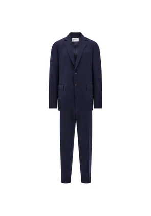 Ferragamo wool and cashmere faille suit - Blue