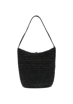 The Row Alma woven shoulder bag - Black