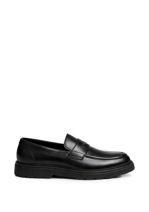 Doucal's leather loafers - Black