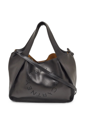 Stella McCartney Pre-Owned Logo perforated tote bag - Black