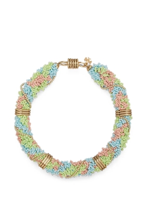 Tory Burch Curiosity beaded necklace - Gold