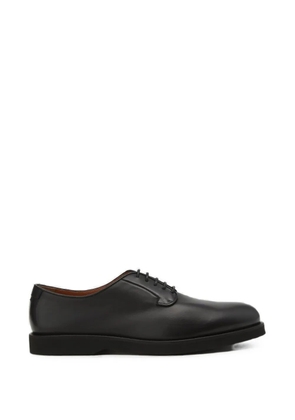 Doucal's leather derby shoes - Black