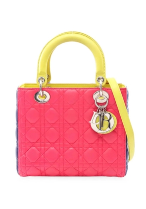 Christian Dior Pre-Owned 2010s Lady Dior two-way leather tote bag - Pink