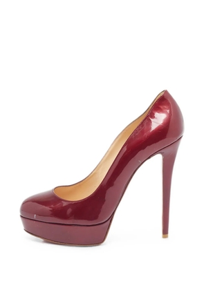 Christian Louboutin Pre-Owned Bianca platform pumps - Red