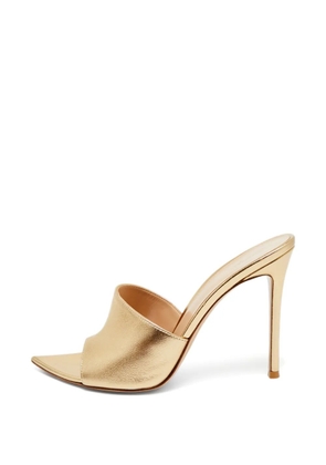 Gianvito Rossi Elle heeled sandals - Gold