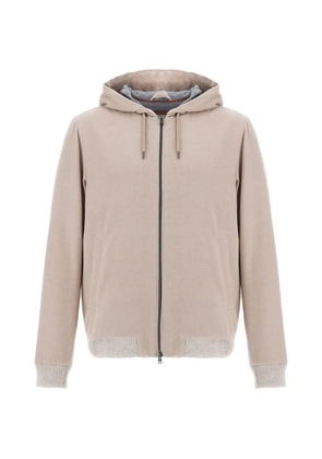 Herno Resort drawstring hoodie - Neutrals