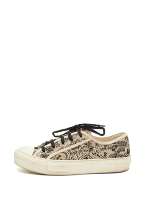 Christian Dior Pre-Owned Walk'n'Dior jacquard sneakers - Neutrals