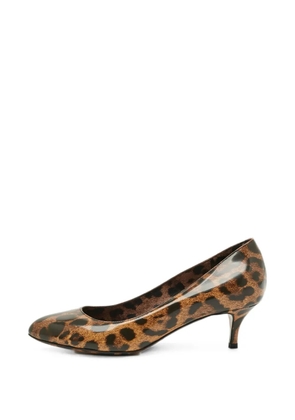Dolce & Gabbana Pre-Owned leopard-print pumps - Brown