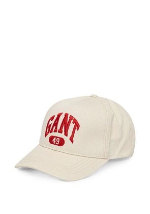 Gant logo-embroidered baseball cap - Neutrals