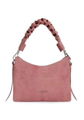 Coccinelle small Boheme suede tote bag - Pink