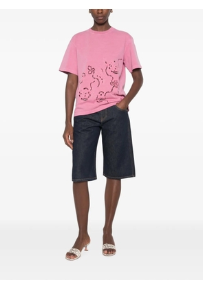 GANNI short-sleeves T-shirt - Pink