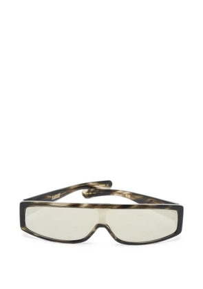 FLATLIST Slice shield-frame sunglasses - Brown