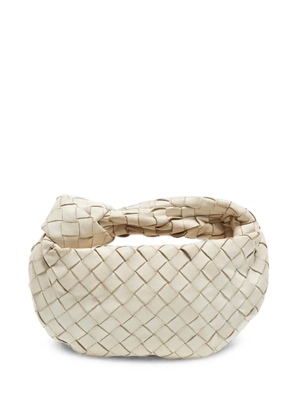 Bottega Veneta Pre-Owned Jodie Mini Intrecciato tote bag - White