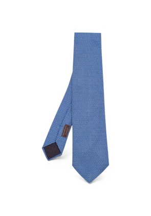 Hermès Pre-Owned printed tie - Blue