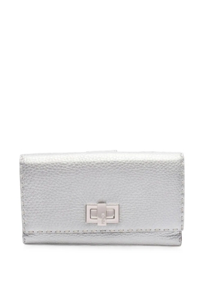 Fendi Pre-Owned 2010s Peekaboo Selleria wallet - Silver