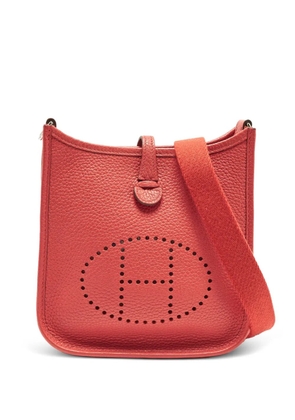 Hermès Pre-Owned Evelyne TPM Bougainvillier Taurillon Clemence crossbody bag - Red