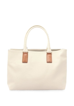 Bottega Veneta Pre-Owned 2000s Marco Polo Intreccio Jet tote bag - White