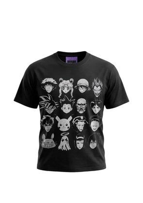 B WOOD Anime Alumni T-shirt - Black