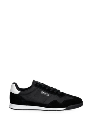 GUESS USA logo-print panelled sneakers - Black