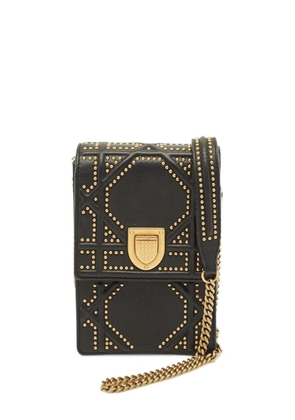 Christian Dior Pre-Owned 2018 Diorama studded mini bag - Black