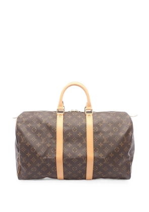 Louis Vuitton Pre-Owned 1995 45 Keepall Monogram holdall bag - Brown