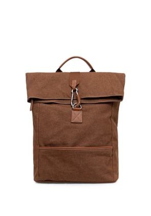 Benetton carabiner-fastening backpack - Brown