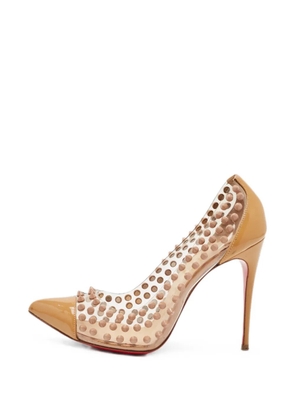 Christian Louboutin Pre-Owned Spike Me pointed-toe pumps - Neutrals