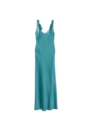 Forte Forte lace-trim maxi dress - Blue