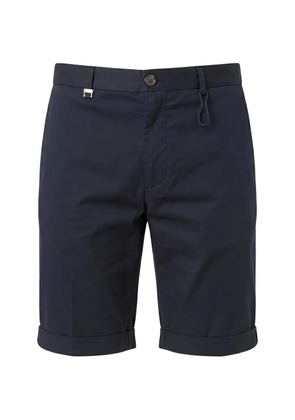 Tombolini turn-up hem bermuda shorts - Blue