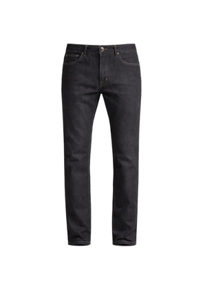 Pal Zileri logo-patch straight-leg jeans - Blue