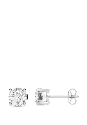 Diamond Essentials laboratory-grown diamond solitaire earrings - Silver