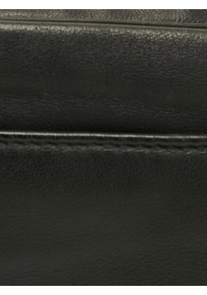 Bottega Veneta Pre-Owned convertible leather clutch - Black