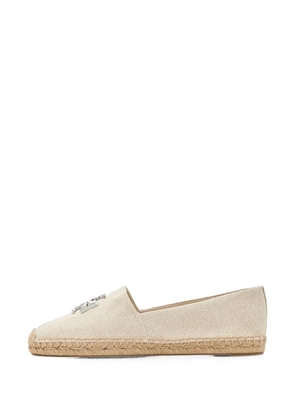 Tory Burch Eleanor logo-plaque espadrilles - Neutrals