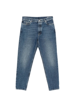 Brunello Cucinelli faded-effect straight-leg jeans - Blue