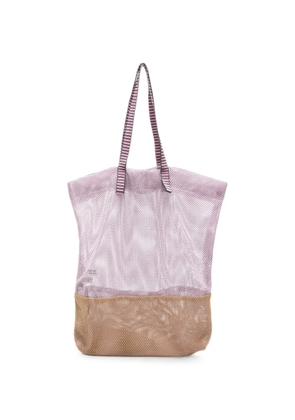 Épice two-tone mesh shoulder bag - Purple