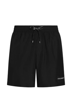 Dolce & Gabbana canvas swim shorts - Black