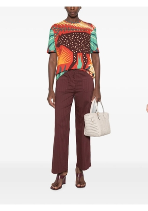 ETRO graphic-print short-sleeves T-shirt - Red